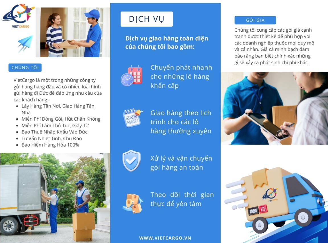 Thời gian gửi hàng đi Đức Thời gian gửi hàng đi Đức
