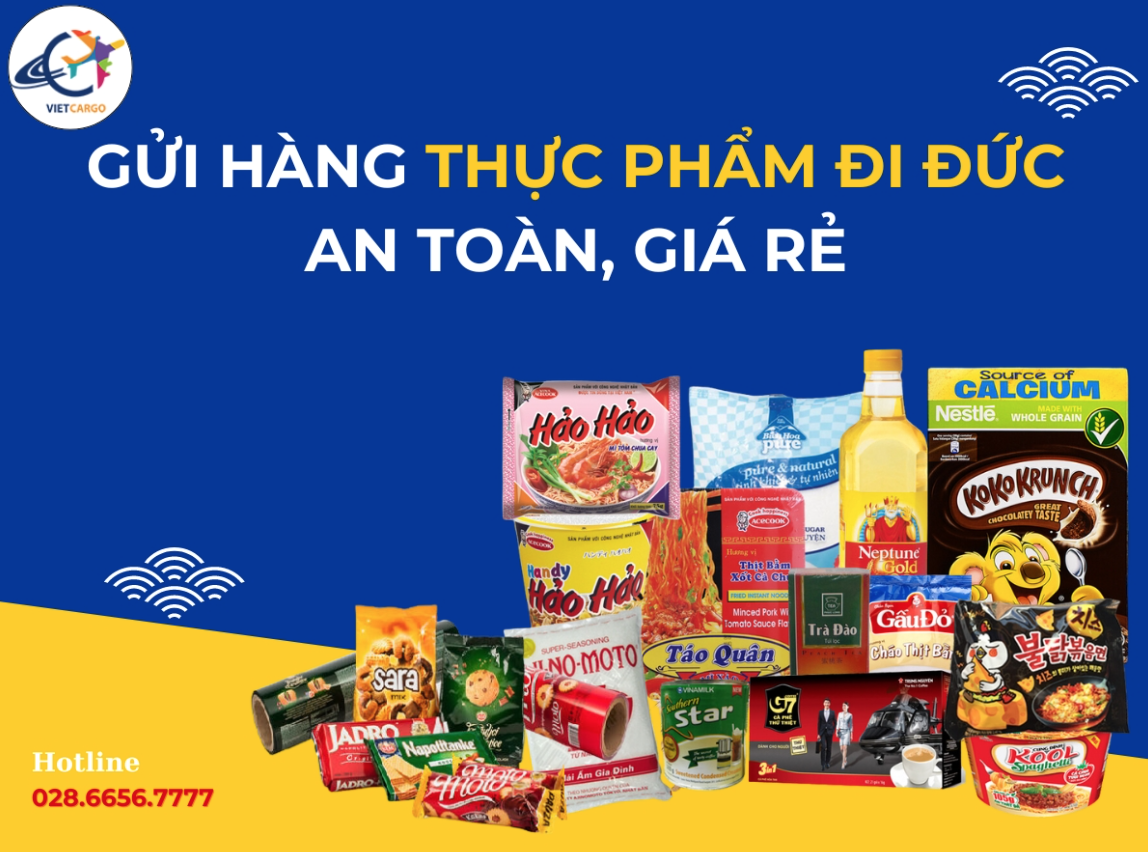 Vận chuyển hàng thực phẩm đi Đức Vận chuyển hàng thực phẩm đi Đức