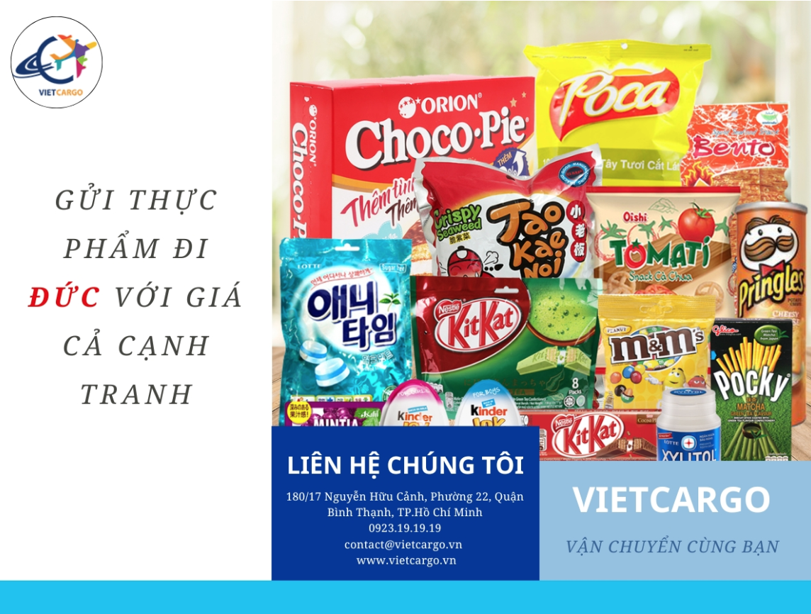 quy định gửi thực phẩm đi Đức quy định gửi thực phẩm đi Đức