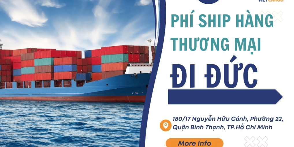 phí ship hàng thương mại đi Đức