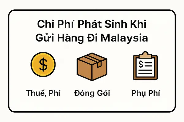chi phi phat khi gui hang di malaysia