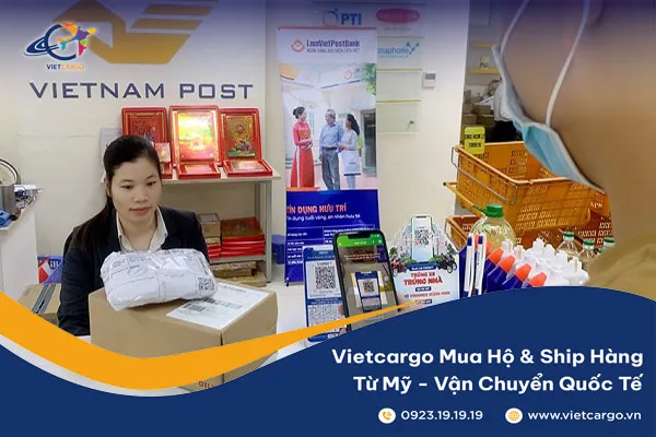 Hướng dẫn gửi hàng đi Mỹ qua VNPost đơn giản 5 Tiến hành thanh toán giá cước