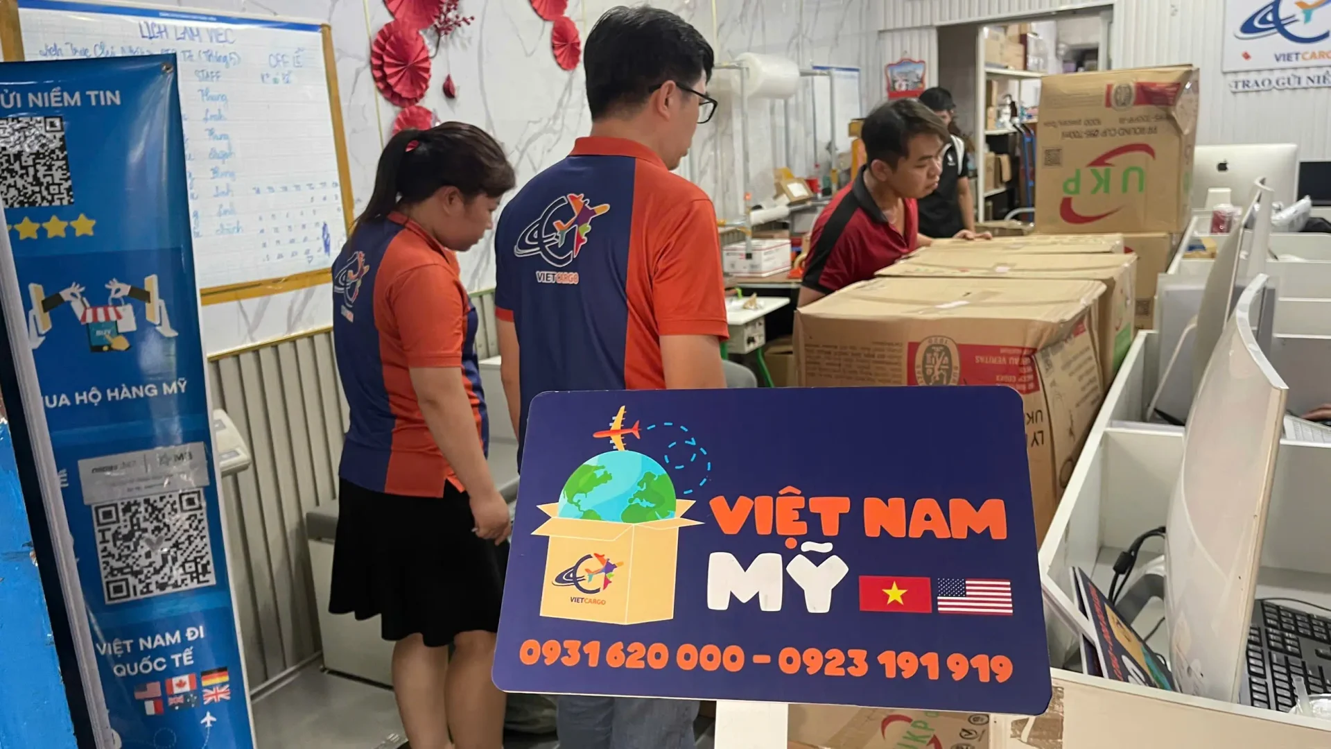 gửi hàng đi Mỹ